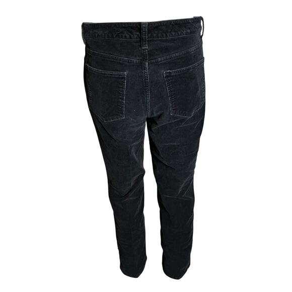 Talbots Navy Blue Straight Leg Corduroy Pants 8P 5 Pocket Workwear Cabin Core - Picture 4 of 7